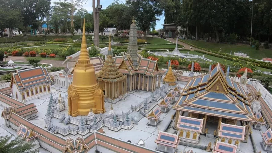 Mini Siam, un parque de miniaturas en Pattaya, Tailandia