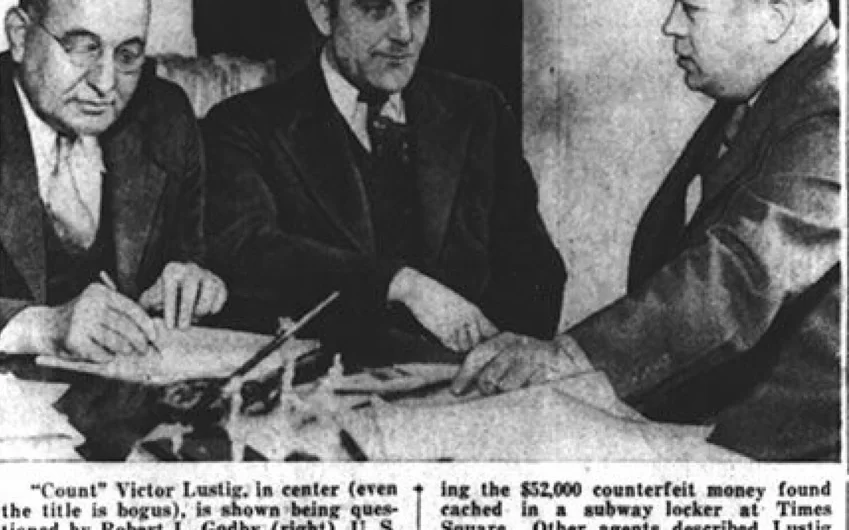 Victor Lustig: cómo vendió la Torre Eiffel y acabó en Alcatraz