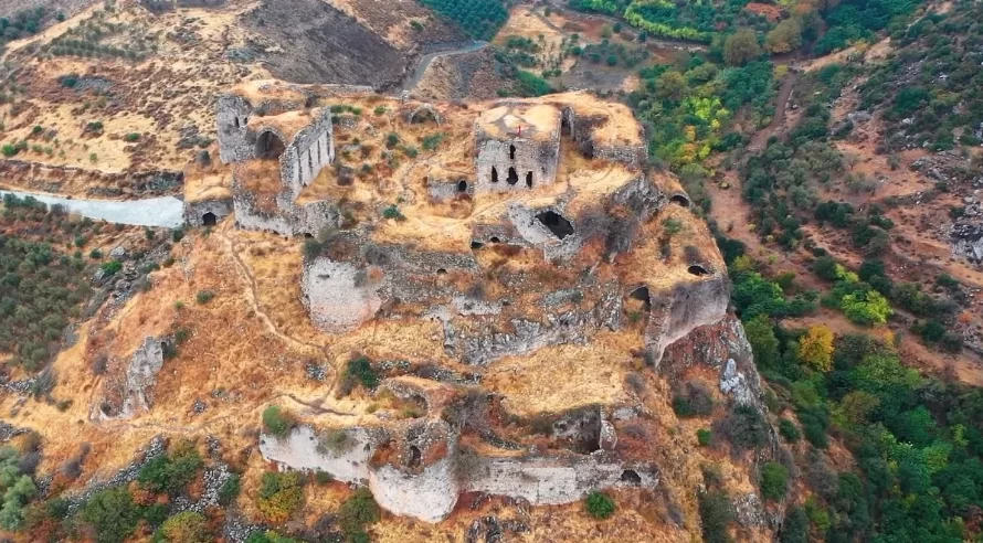 Castillo de Bagras en Hatay, Turquía