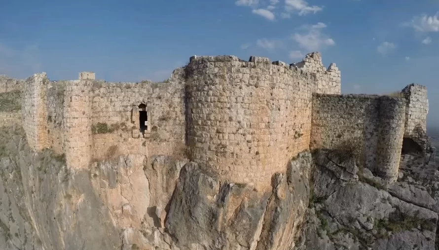 Ruinas del castillo de Anavarza en Adana, Turquía